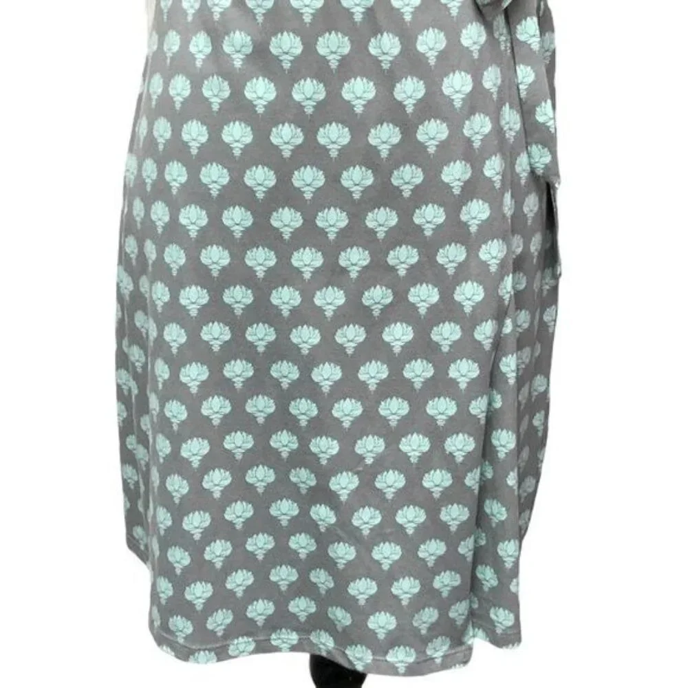 Synergy Organic Cotton Clothing Lotus Classic Wrap Dress | Extra Small - Picture 6 of 8